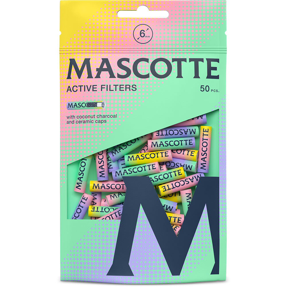 Mascotte Bright Active Slim Filters 50pcs