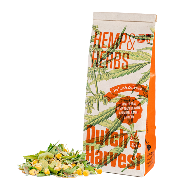 Dutch Harvest Hemp & Herbs Bio – Biologische Hennep & Kruidenthee (40 g)
