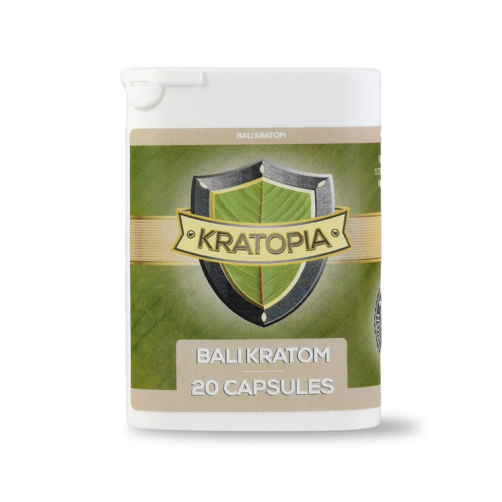 Bali Kratom White – 20 Capsules