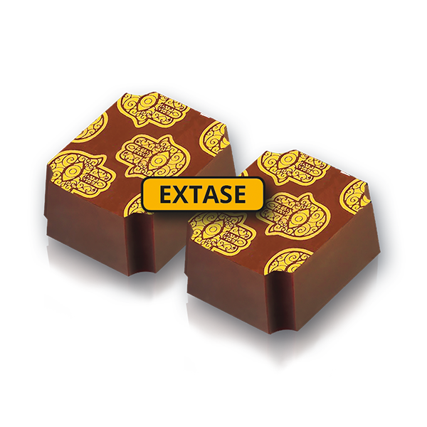 Liefdesbonbon Extase 2 pcs | Afrodiserende chocolade bonbons