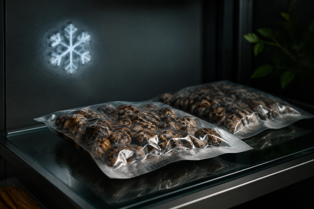 Hoe bewaar je magic truffels en hoelang blijven ze goed?