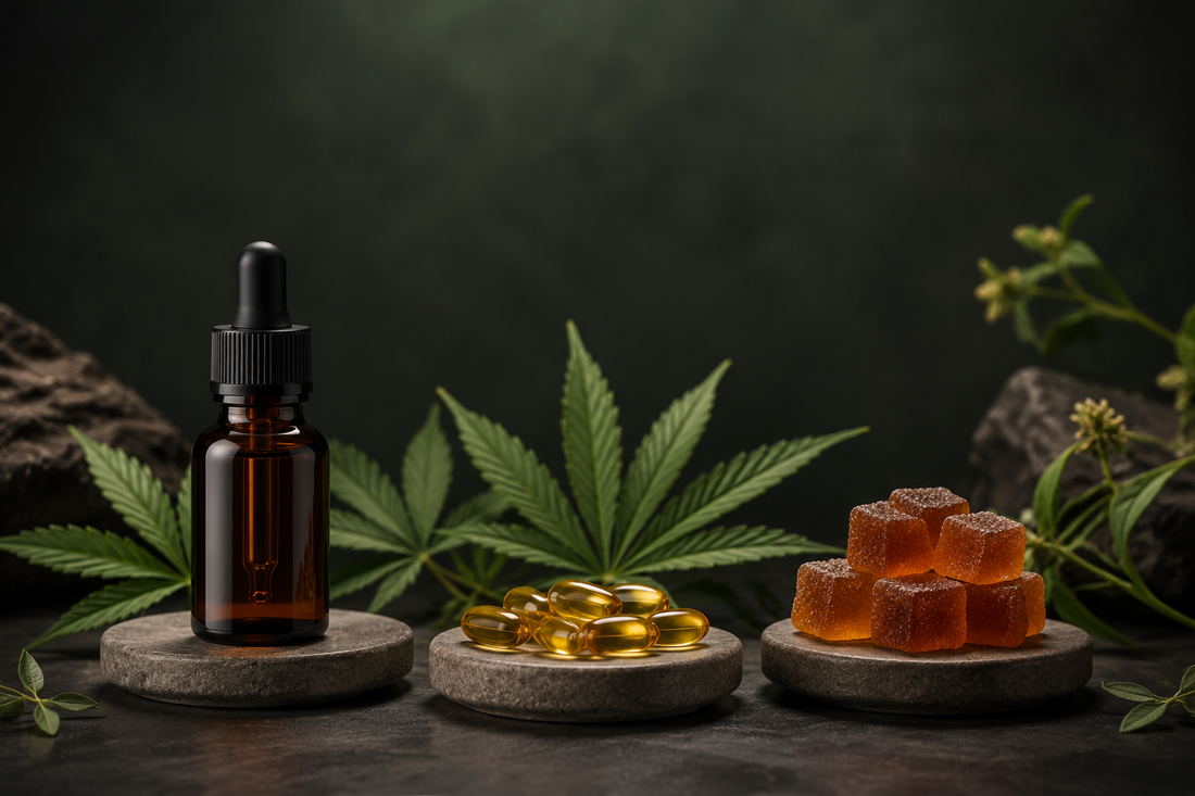 CBD-olie, capsules of edibles: welke vorm past het beste bij jou?