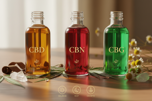 Wat is het verschil tussen CBD, CBG en CBN?