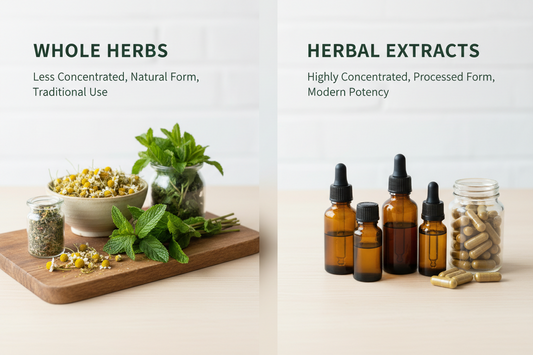 Wat is het verschil tussen kruidenextracten en gewone kruiden?