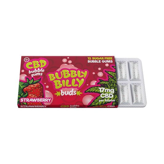 Bubbly Billy Flavoured Chewing Gum 17mg CBD