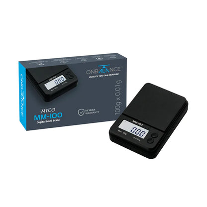 On Balance MM-100 Black Mini Weegschaal – 100g x 0.01g