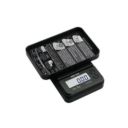 On Balance MM-100 Black Mini Weegschaal – 100g x 0.01g