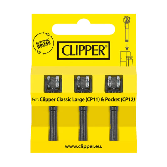 Clipper Flint Large 12blisters/3pcs
