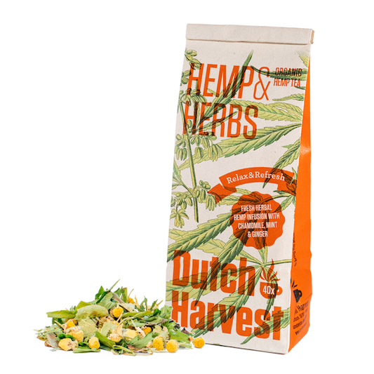 Dutch Harvest Hemp & Herbs Bio – Biologische Hennep & Kruidenthee (40 g)