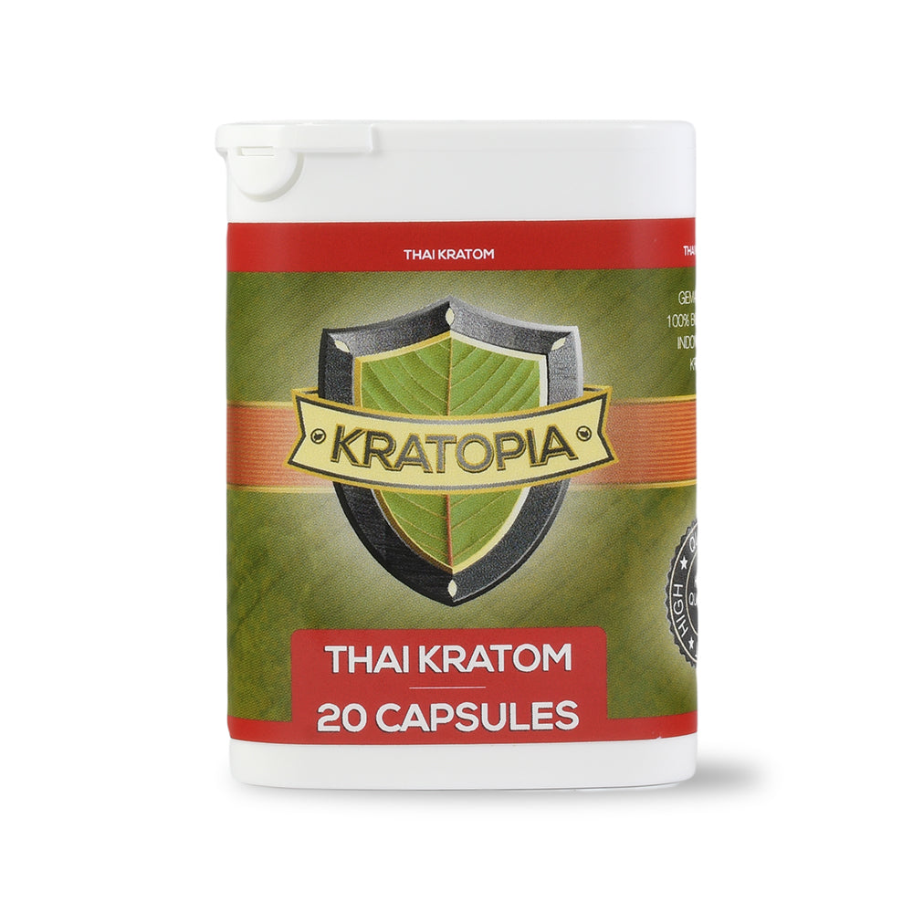 Thai Kratom Red – 20 Capsules