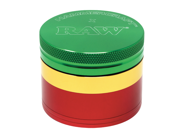 HAMMERCRAFT x RAW 4-Piece Grinder 63mm – robuuste premium grinder
