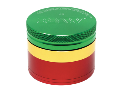 HAMMERCRAFT x RAW 4-Piece Grinder 63mm – robuuste premium grinder