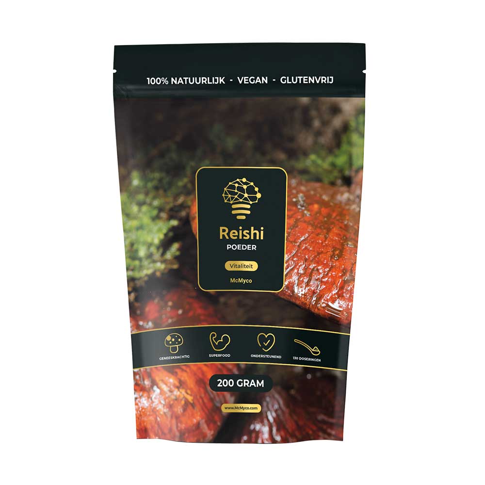McMyco Reishi Extract 200g – 100% Vruchtlichaam | Full-Spectrum