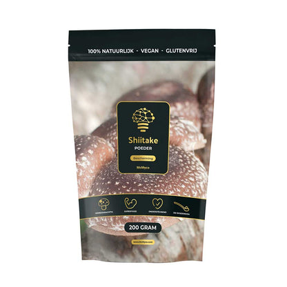 McMyco Shiitake Extract 200g – 100% Vruchtlichaam