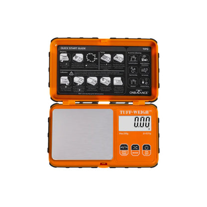 On Balance Tuff Orange Mini Weegschaal – 200g x 0.01g