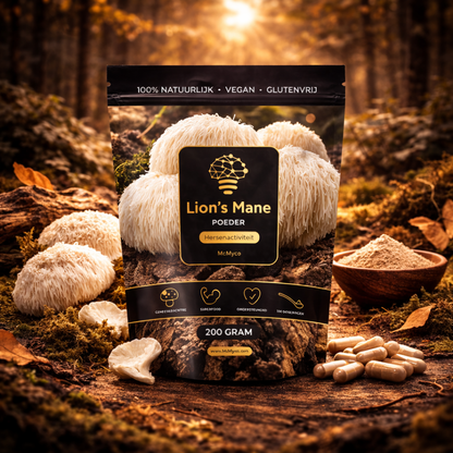 McMyco Lion’s Mane Extract 200g – 100% Vruchtlichaam