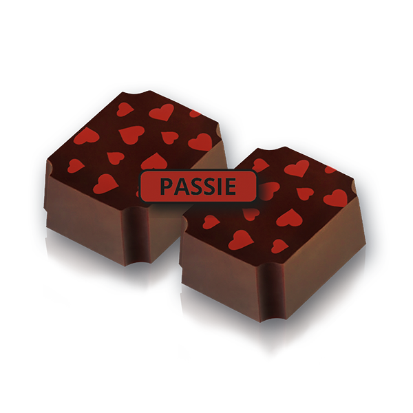 Liefdesbonbon Passie 2 pcs | Sensuele chocolade bonbons