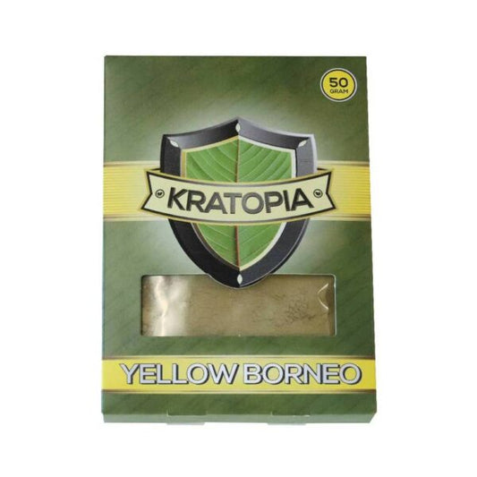 Gelbes Borneo-Kratom – 50 Gramm